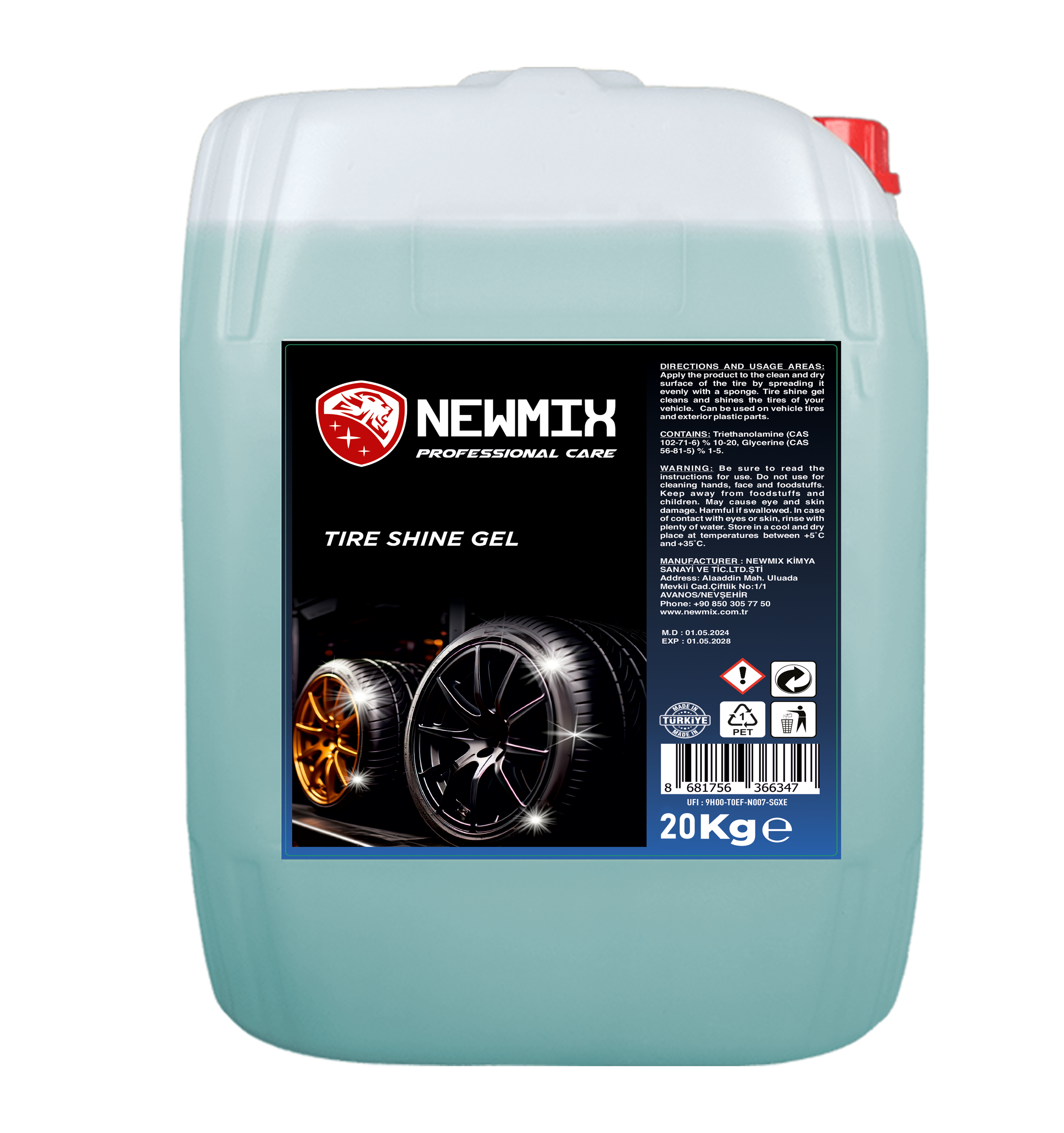 เจลสีฟ้าอ่อน