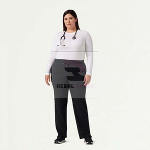 Tissu tissé à manches longues unisexe sous les gommages médicaux vêtements professionnels d'allaitement - Product Image 5