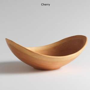 Bol en bois de chêne fait à la main résistant à la chaleur et jetable pour la salade servant des fruits ou selon vos besoins - Product Image 1