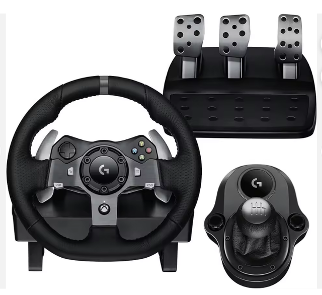 Factory Sealed Grade G920 Steel Racing Wheel and Pedals