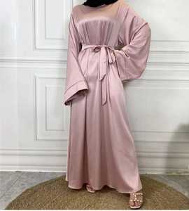 2025 dernière conception islamique à la mode femmes Abaya respirant léger Vintage à manches longues robe musulmane Plus traditionnel - Product Image 3