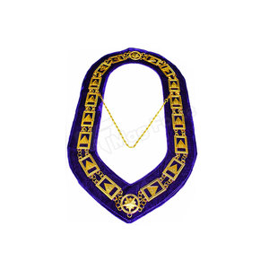 Custom High Quality Men's Embroidered Decorative <b>Metal</b> Chain <b>Collar</b> with Custom Logo-Premium Design for All Seasons - Product Image 1