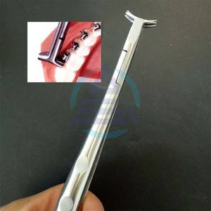 Instruments dentaires en métal, pinces orthodontiques, outils NiTi-Bending, pince à plier distale, pinces orthodontiques dentaires pour le pliage des dents - Product Image 5