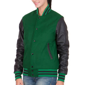 Aspecto de inspiración atlética con ajuste cómodo Chaqueta universitaria para mujer Moda diaria con estilo clásico Chaqueta universitaria para mujer - Product Image 2