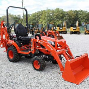 Tracteur agricole d'occasion Kubota BX25D 4x4, machine agricole 4 roues motrices, chargeur avant et arrière Kubota BX25D - Product Image 5