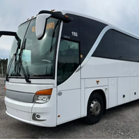 Autobús Usado Se-traa S417 Económico en Venta, Modelos 2019, 2020 y 2021, con 56 Asientos de Cuero, Cámara Trasera y Volante a la Izquierda