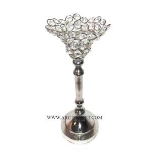 Vela de decoración de mesa de Metal y cristal de gran tamaño, soporte votivo, diseño estándar, vela de iluminación para restaurante en casa, votiva - Product Image 3