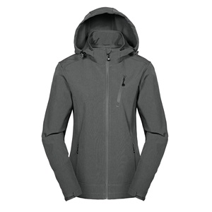Wholesale Women's Softshell <b>Jacket</b> Custom 150GSM Polyester Fabric Softshell Winter <b>Jacket</b> Womens Outdoor Hooded Windproof Rain - Product Image 3