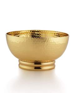 Bol en métal rond de haute qualité, grand bol, design occidental, acier inoxydable poli brillant, bol de service multi-usages - Product Image 6