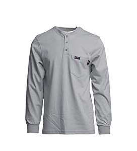 <b>Henley</b> Collar Button Placket Round Neck <b>Henley</b> Classic Fit Fashion Adult <b>Long</b> <b>Sleeve</b> <b>Men</b> Slim Casual Fit 100% Cotton Blank - Product Image 6