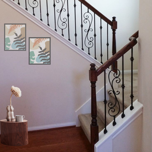 Raccord de main courante Plusieurs options en bois Poplar naturel écologique Décalage à gauche 7047 Pièces d'escalier Escalier de balustrade Bacony - Product Image 6