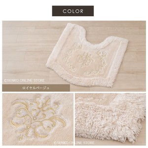 พรมปูพื้นประมาณ Nynas Maison Royal Palace กันลื่นกันน้ำ70 × 70ซม. ลายคลื่นสีรอยัลเบจ - Product Image 3