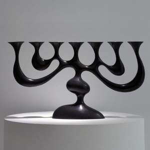 เชิงเทียนโลหะสำหรับตกแต่งบ้านเชิงเทียนสำหรับให้แสงสว่างและชุดโหลเทียนตกแต่งแบบโบราณมีสไตล์ - Product Image 5