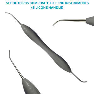 Kit LM ARTE Dental Restaurativo de alta calidad, mango Manual de silicona de 10 piezas, juego de instrumentos de relleno compuesto Anterior Posterior - Product Image 6