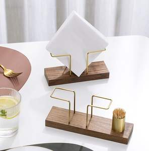 Servilletero de Madera con Diseño de Cubiertos, Elegante Accesorio de Mesa para Cocina, Restaurantes, Hoteles y Mesas de Comedor, de la India - Product Image 5