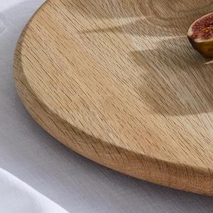 Acacia <b>Wood</b> Lazy Susan Rotating Turntable Dining <b>Table</b> <b>Top</b> Wooden <b>Round</b> Serving Wine, Cheese and Meal Tray - Product Image 2