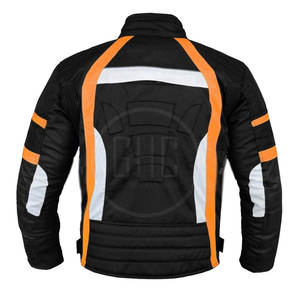 Meilleur prix Veste en Cordura à col montant confortable pour homme Vestes en Cordura teintées en cuir de vache à vendre - Product Image 2