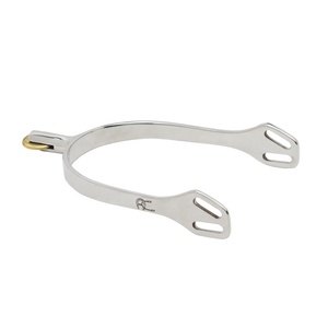 2025 Ladies Dressage Rowel Spur Smooth Acero inoxidable No. 14 Durable Horse Riding English Spurs W Bit and Spurs Set - Product Image 3