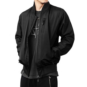 Blouson aviateur personnalisé léger Oem Odm 2020 chaqueta de bombardero noir coupe-vent vestes pour hommes veste de neige décontractée - Product Image 4