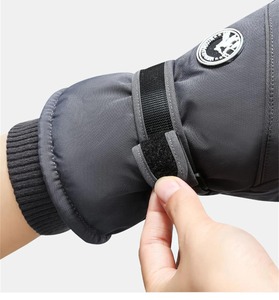 Guantes de invierno para hombres y mujeres, esquí al aire libre, bicicletas eléctricas, antideslizantes, a prueba de viento, terciopelo grueso, cálido, impermeable, pantalla táctil - Product Image 3