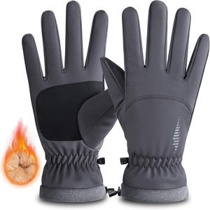 Guantes de invierno de cuero genuino para hombre, ropa deportiva para motocicleta, guantes de moto de seguridad para uso al aire libre subidos por Dress Sports - Product Image 1
