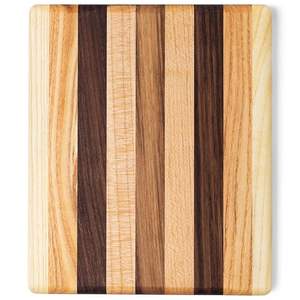 Planche à découper en bois massif rayée marron de 8 pouces pour la cuisine, les légumes et les fruits - Product Image 2