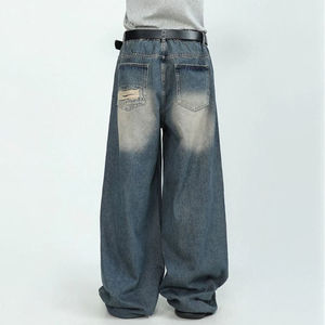 Pantalones Vaqueros de Mezclilla para Hombre, Diseño Personalizado, Ajustados, Nueva Moda, Pantalones Vaqueros Holgados Elásticos de Mezclilla para Hombre, OEM - Product Image 6