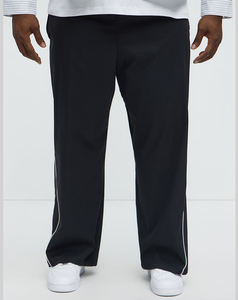 Pantalons Baggy Vintage en Toile Personnalisés en Gros, Noir, 100% Polyester, Haute Qualité, Service Personnalisé OEM, Coupe-Vent - Product Image 1