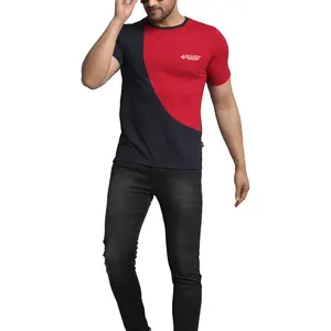 Camisetas de Gimnasio Transpirables de Algodón 100% para Hombre, Corte Regular, Fabricación OEM/ODM, Logotipo Personalizado, Cuello Redondo, Tejido de Punto, Estilo Formal Liso - Product Image 1