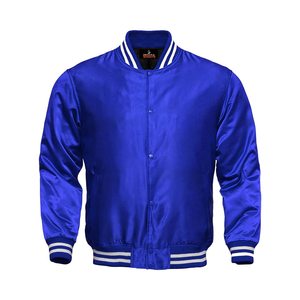 Vestes de baseball en satin de pilote, originales, américaines, sur mesure, pour hommes, de style universitaire, de club, de baseball - Product Image 1