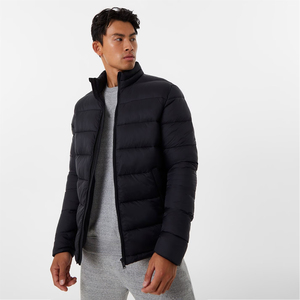 2023 mejor diseño de chaqueta acolchada para hombre invierno cálido Slim Fit grueso burbuja abrigo cuello alto alta calidad venta al por mayor prendas de vestir exteriores Casuales - Product Image 1