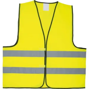 Gilet di Sicurezza Personalizzato BEATRIZ con Adesivi Riflettenti Promozionali e Luci - Product Image 1
