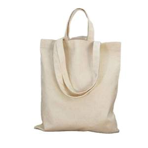 Sac en coton recyclé écologique à la mode élégant réutilisable 100% sacs fourre-tout en toile de coton pur à vendre - Product Image 2