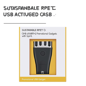 Custodia per Caricabatterie USB in RPET Sostenibile, Gadget Promozionale con Spirito Innovativo - Product Image 2