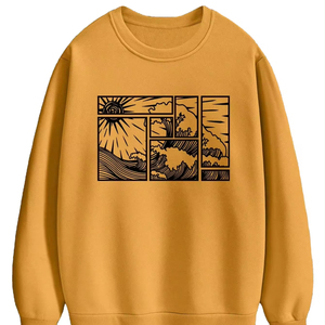 Top Trend Men's Classic Color sólido Sudadera de manga larga Calidad Streetwear Basics Algodón mezclado para invierno Estilo casual - Product Image 1