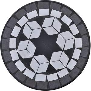 Luxury Indoor <b>Mosaic</b> Table with Metal Frame and <b>Art</b> Deco Tile Inlay for Stylish Home Decor Diwali Wholesale Price India - Product Image 5