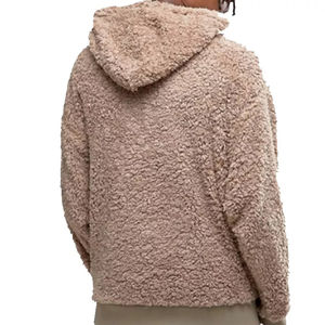 OEM manufacturer soft fleece fast shipping OEM mens oversized cotton <b>sherpa</b> <b>hoodie</b> wholesale streetwear style fast delivery - Product Image 5