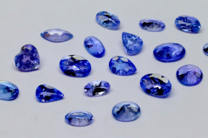 100% véritable pierre précieuse tanzanite qualité formidable lot de tanzanite à facettes mélange forme pierre naturelle pour la fabrication de bijoux - Product Image 2