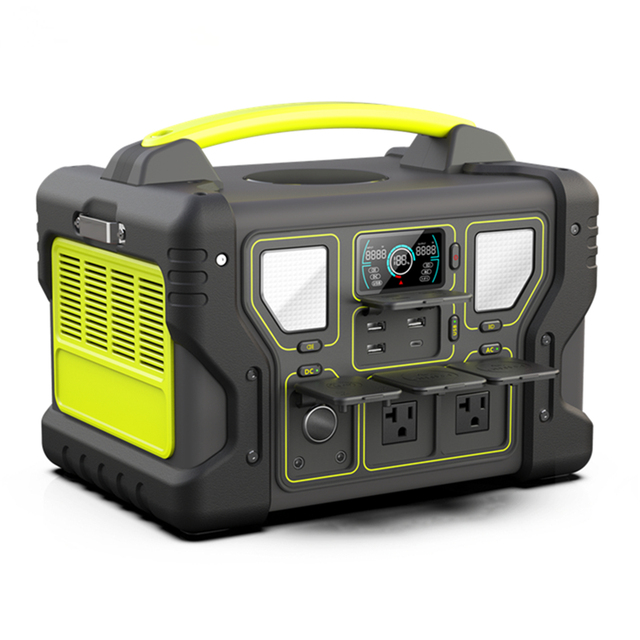 Eco-Friendly 700W Outdoor Power Supply 582.4Wh LiFePO4 Battery UPS Function Low Self-Discharge Portable Power Station for RV