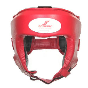 Protector de Cabeza para Boxeo SONISPO, Equipo de Protección de Cuero PU para Adultos Unisex, Casco Deportivo Azul con Cierre de Velcro - Product Image 6