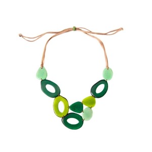 Collier de disque rond beige naturel pendentif géométrique écologique fabriqué à la main bijoux de déclaration organique style artisan léger - Product Image 4