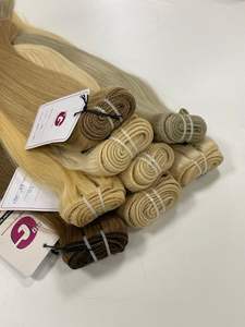 Paquetes de cabello humano vietnamita de lujo súper doble Tejido de un donante Cabello de color liso Marrón claro Encaje HD Wave Envío de DHL - Product Image 4