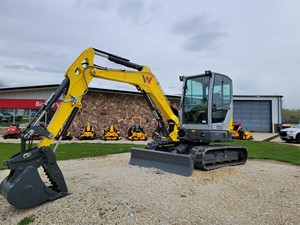 Mini excavadora diésel de alto rendimiento Wacker Neuson EZ50, máquina compacta de cola cero de 5 toneladas para construcción con bomba de motor - Product Image 3