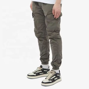Pantalones Cargo de algodón de alta calidad, ajustados y ligeros, ropa de calle para hombre, pantalones de chándal personalizados para trabajar al aire libre - Product Image 4