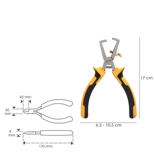 Pinze spelacavi 150 mm. Acero DIN 5745 - Product Image 2