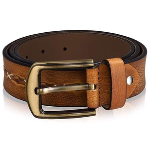 Ceinture en cuir durable pour les voyages, ceinture en cuir pour les employés de bureau, boucle de ceinture en cuir classique à bas prix - Product Image 5