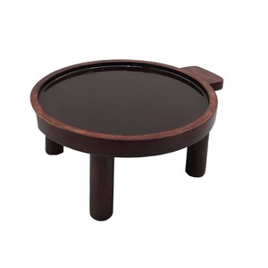 Soporte de pastel de madera de forma redonda de diseño único, acabados naturales para boda, fiesta de cumpleaños, soporte de exhibición personalizado a granel - Product Image 5