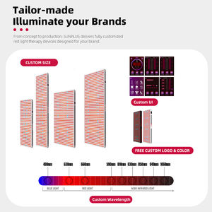 لوحة علاج بالضوء الأحمر تحت الحمراء القريبة للجسم بالكامل من سان بلس، كبيرة الحجم للاستخدام التجاري، 3000 واط 4500 واط مع حامل - Product Image 4