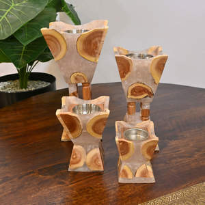 Quemador de incienso bakhoor de madera de resina diseño hecho a mano perfecto para regalar rituales de oración de meditación yoga e interiores de casas de lujo - Product Image 1