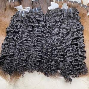100% paquets de cheveux cambodgiens bruts humains vendeur en gros de cheveux alignés sur des cuticules crues 15A indien cuticule alignée trame de génie brut - Product Image 2